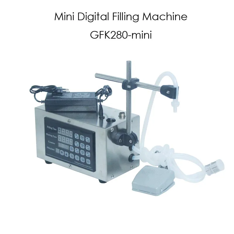 

GFK280-Mini Digital Filling Machine for Liquid stuff electric filler 110V/220V 3-3500ml bottling equipment SHENLIN