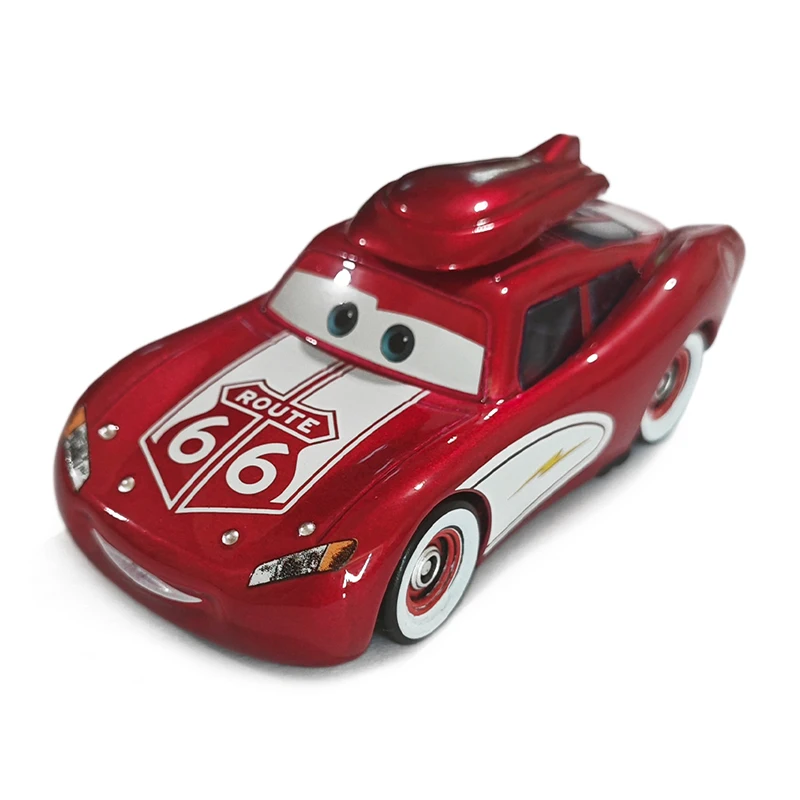 thumbnail image 1 of Disney Pixar Cars 95 Lightning McQueen Collection Love McQueen modelado de aleación de Metal, juguetes de carreras, coche de juguete, modelo 1:55, regalos para niños, 1 of 5