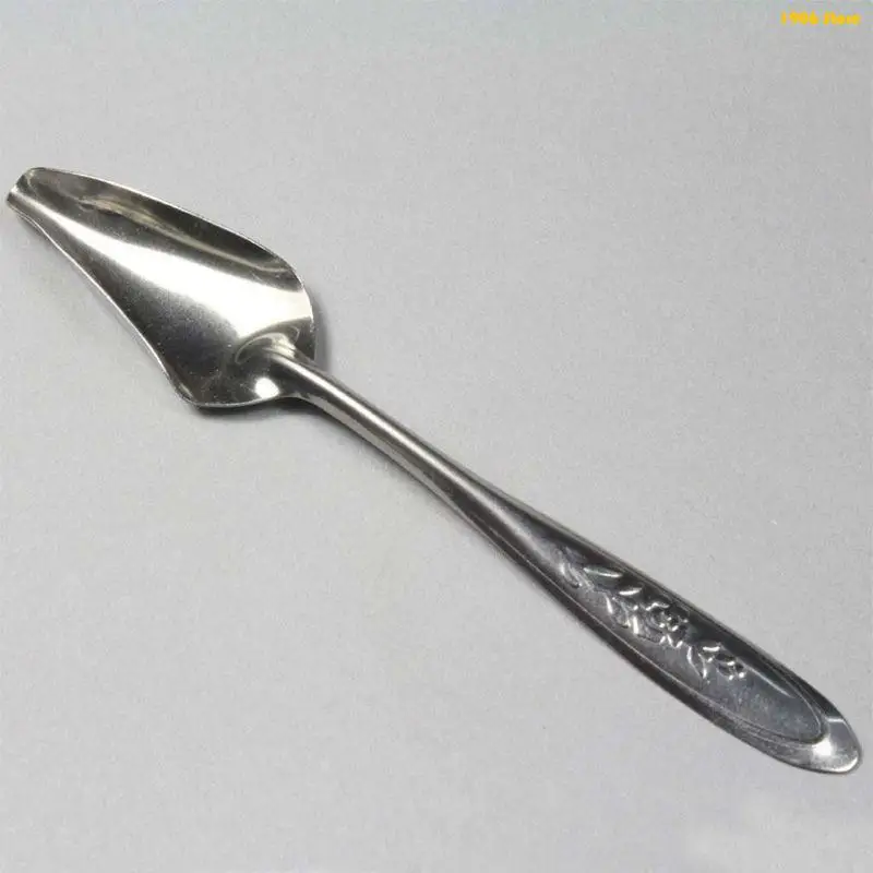 U1JB 5 pezzi Cucchiai per mangime per uccelli Paletta per mangime in acciaio inossidabile Bevitore in metallo per uccellini - immagine 5