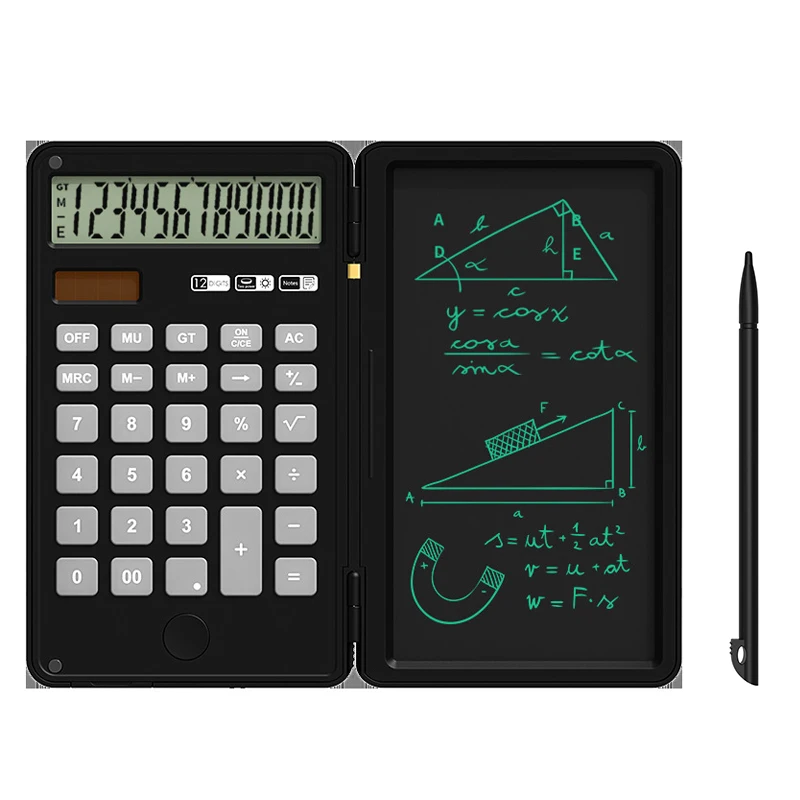 ElectronicMemoPadCalculatorwithCalculator12DigitsSimple