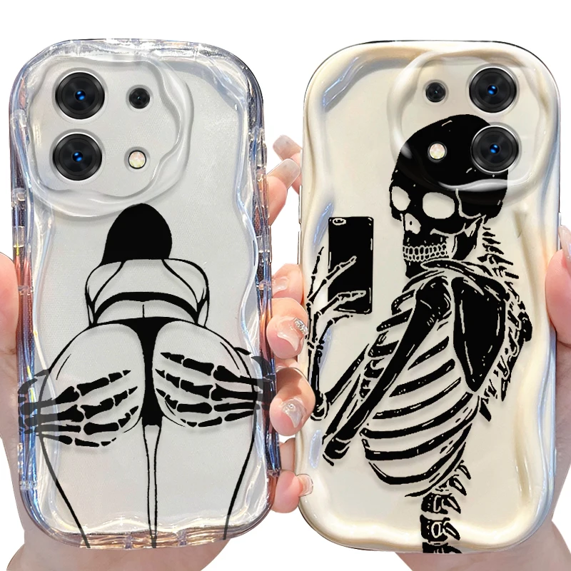 Shockproof Soft Silicone Skeleton Phone Case
