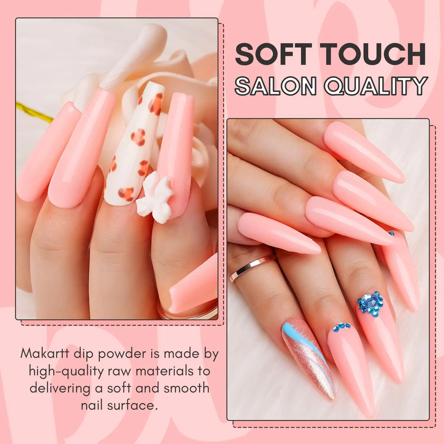 Dip Powder for Nails - Fall Winter Nail Dipping Powder Burgundy Dip Powder Colors for Christmas DIY Manicure Salon 3