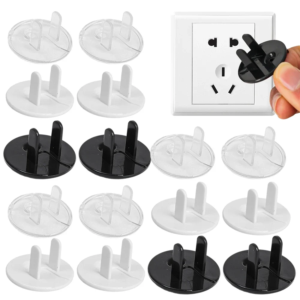 10pcs American Standard Power Outlet Cover Protective Electrical Safety Socket Baby Safe Guard Anti Electric Shock Protectors socket covers