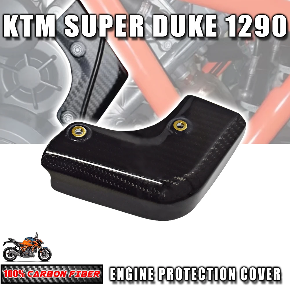 

For KTM Superduke 1290 2020 2022 100% Dry Carbon Fiber Engine Protection Cover Fairings Body Parts Kit Motorcycle Accessories