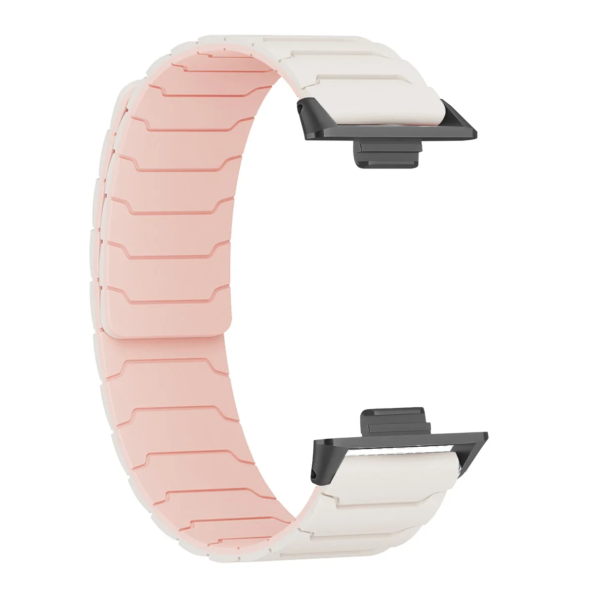 ตัวเลือกสินค้า สายซิลิโคนแม่เหล็กสำหรับ Mi Band 9 Pro 8 Pro รัดข้อมือระบายอากาศได้