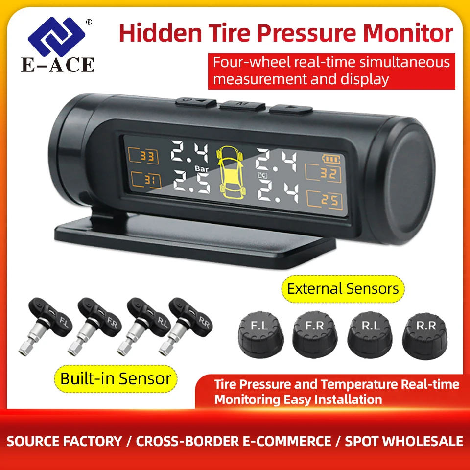 E-ACE TPMS Wireless Tire Pressure Monitoring System