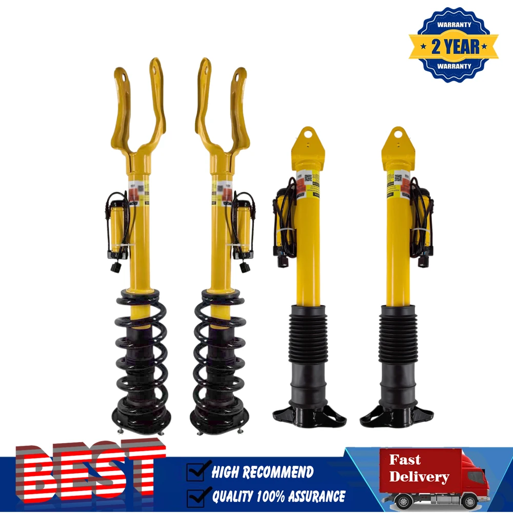 4xFrontRearShockSpringSuspensionAbsorberStrutsAssysForJeep
