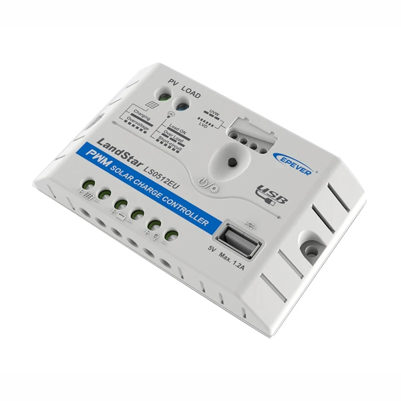 EPEVER LS0512EU 12V Solar Charge Controller For Solar Panel Battery Regulator No