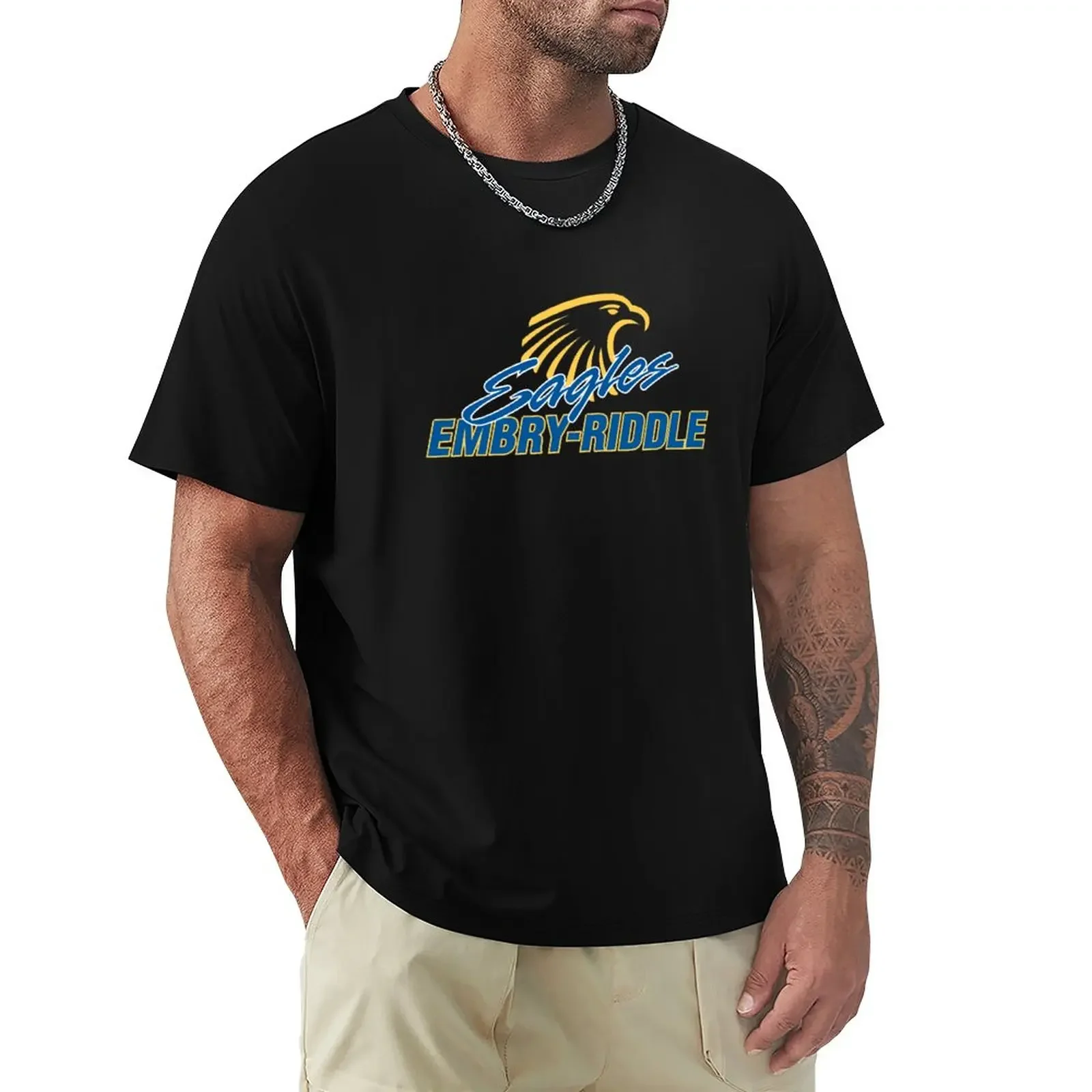 

Embry–Riddle Eagles T-Shirt new edition Aesthetic clothing t shirts for men cotton