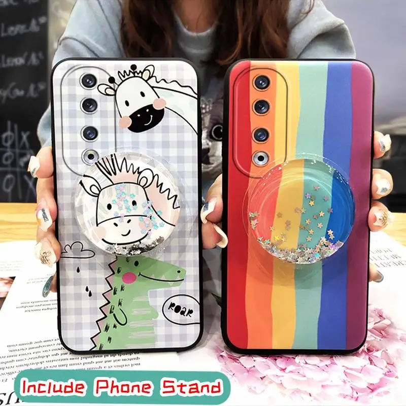 Custodia Per Telefono Impermeabile Di Design Alla Moda Per Huawei Honor90 Pro Durevole Anti-Polvere Cartoon Drift Sand