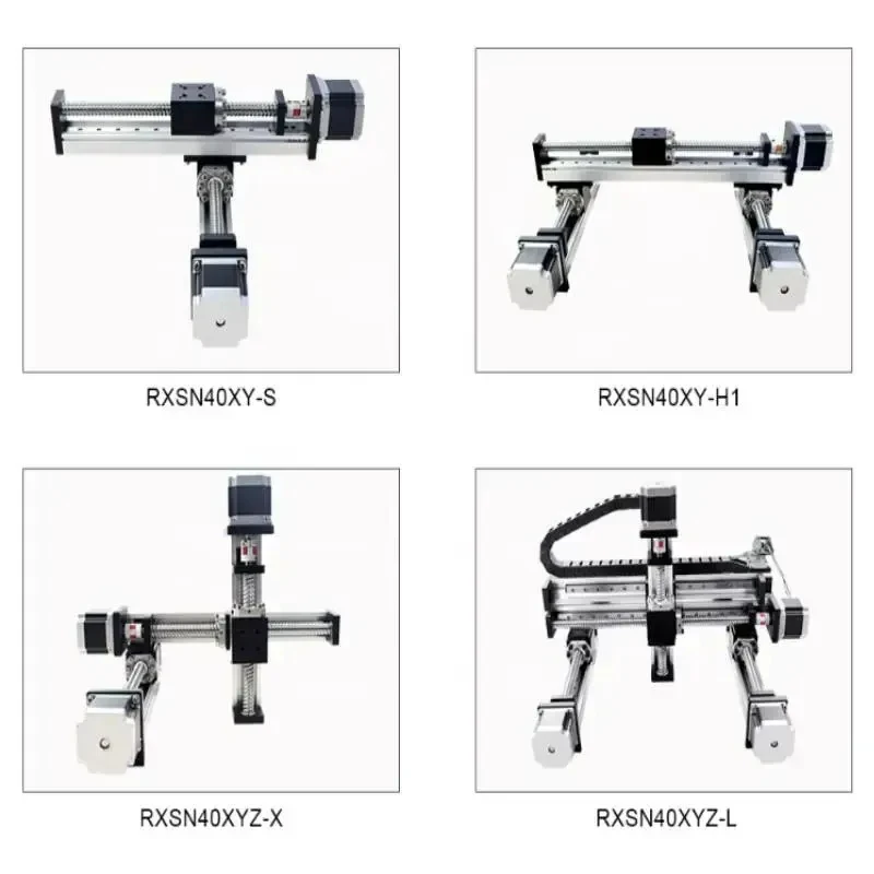 RXS60 리니어 모듈 전동 CNC 정밀 알루미늄 프로파일 볼 스크류 리니어 가이드 60mm 폭 리니어 액추에이터