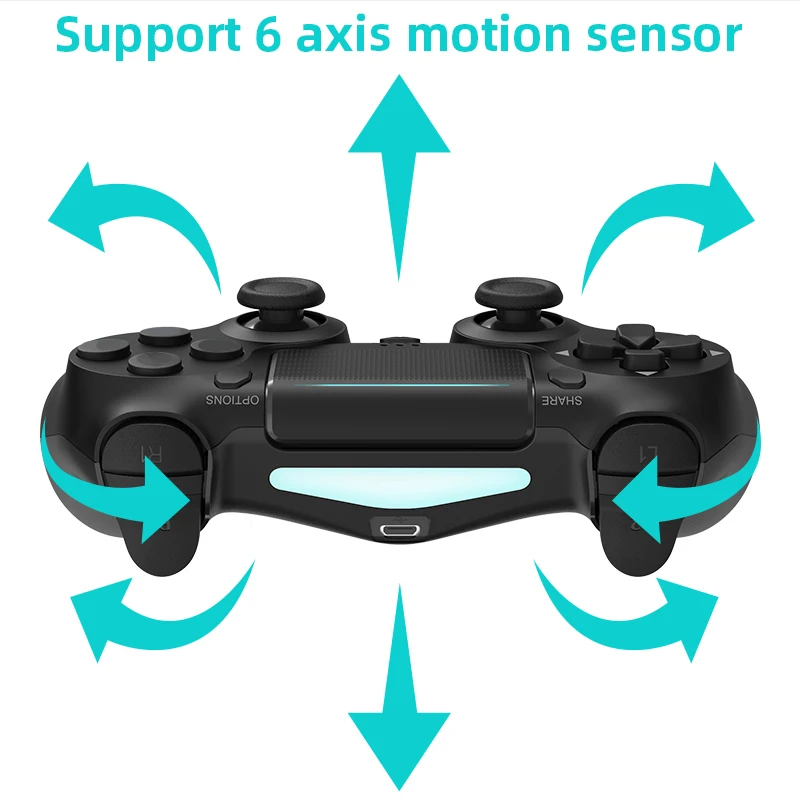 For Ps4 Controller Wireless Gamepad With Touch Panel/audio Function/6-axies  Sensor/dual Shock Game Joystick For Ps4 Game Console - Gamepads - AliExpress