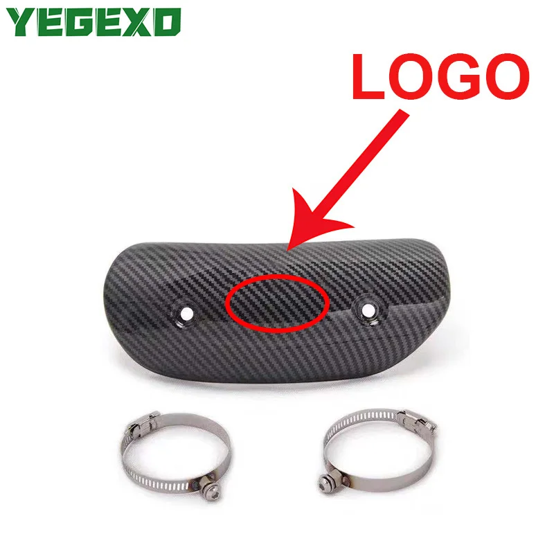 Marmitta Heat Shield Protector Accessori Di Scarico Moto Per Yamaha Tracer 900 Kawasaki Zzr 400 Yamaha Yz 125 Yamaha Fz16