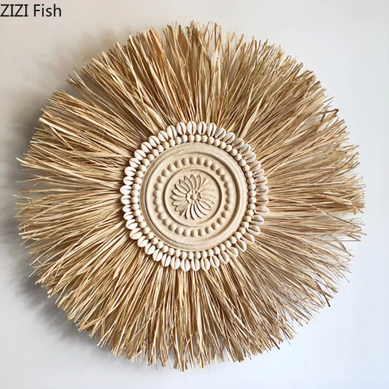 Wholesale Hanging Straw Wall Decoration that Jazz Up Indoor Rooms