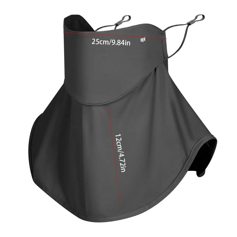 Solid Color Ice Silk Mask Summer Face Scarves UV Protection Neck Wrap Cover Face Shield Sun Proof Bib Personalized  Windproof 6