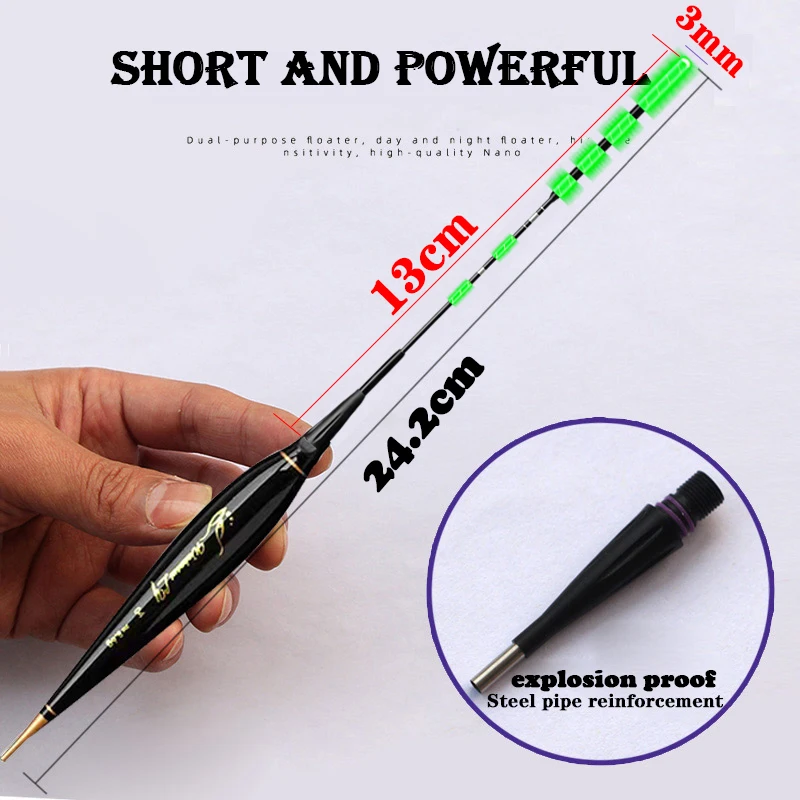 New Upgrade Fishing Electronic Float Long Distance Rocky Fishing Float Gravity Sensing Turns Red And Bold Float Tail+USBCharging - Image 4