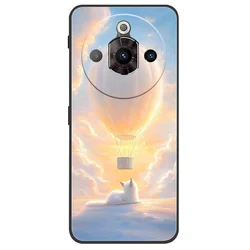 Astronaut Silicone Phone Case with Camera Protection - Stylish Back Cover  Coque for ZTE Nubia Focus (X1CODYHMSB01)