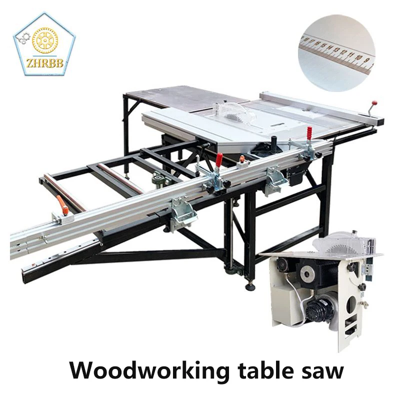 

ZHRBB woodworking workbench multi-functional folding simple portable precision saw decoration push table saw mother saw table