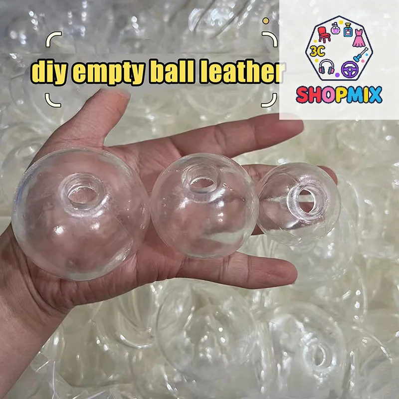 1개 구형 보석 TRP 주조 몰드 도구 DIY 빈 볼 스킨 수제 볼 스트레스 해소 슬로우 리바운드 장난감