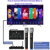 Smart TV Karaoke Wireless Microphone Mixer Machine Handheld Mic PC Speaker Amplifier Projector Church Weeding Home Karaoke Mixer 5