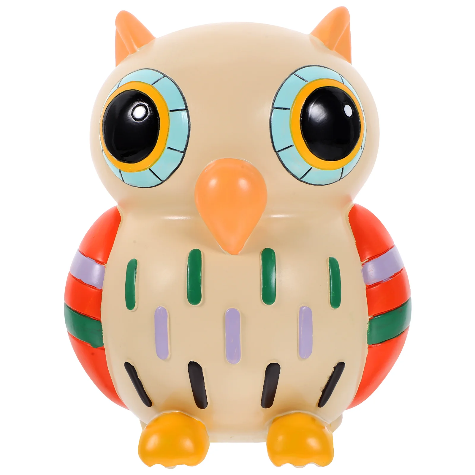 

Piggy Bank Cute Owl Piggy Bank Resin Coin Bank Money Saving Box Desktop Owl Statue