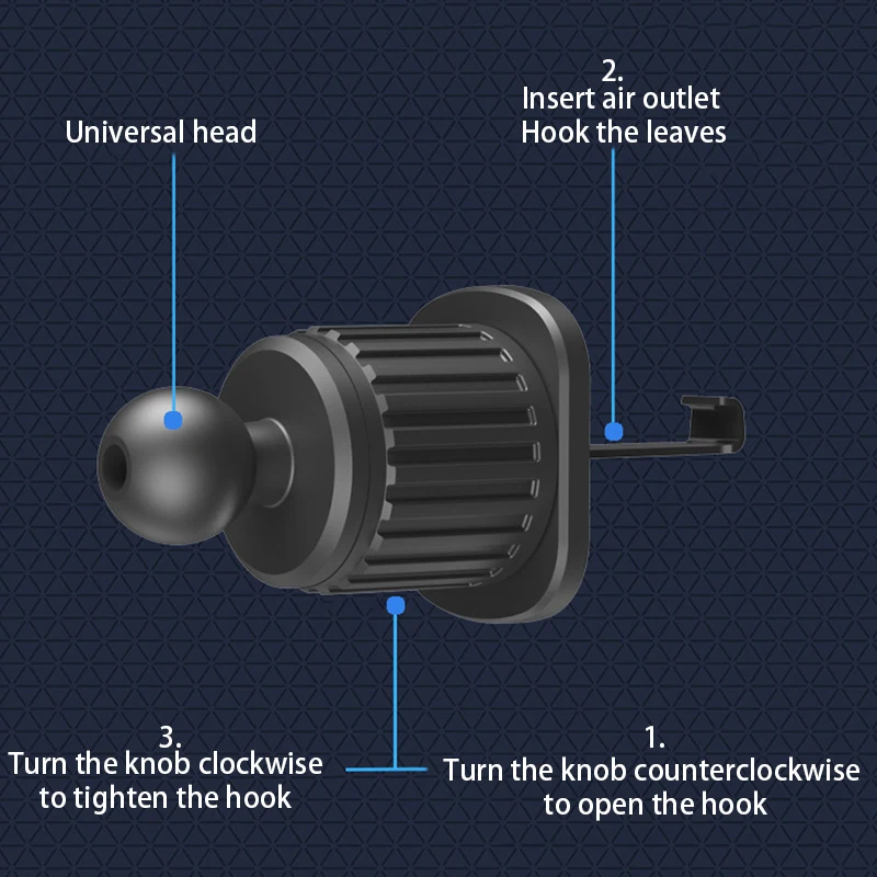 Kaufe SEAMETAL 360° drehbarer einziehbarer Autotelefonhalter Auto