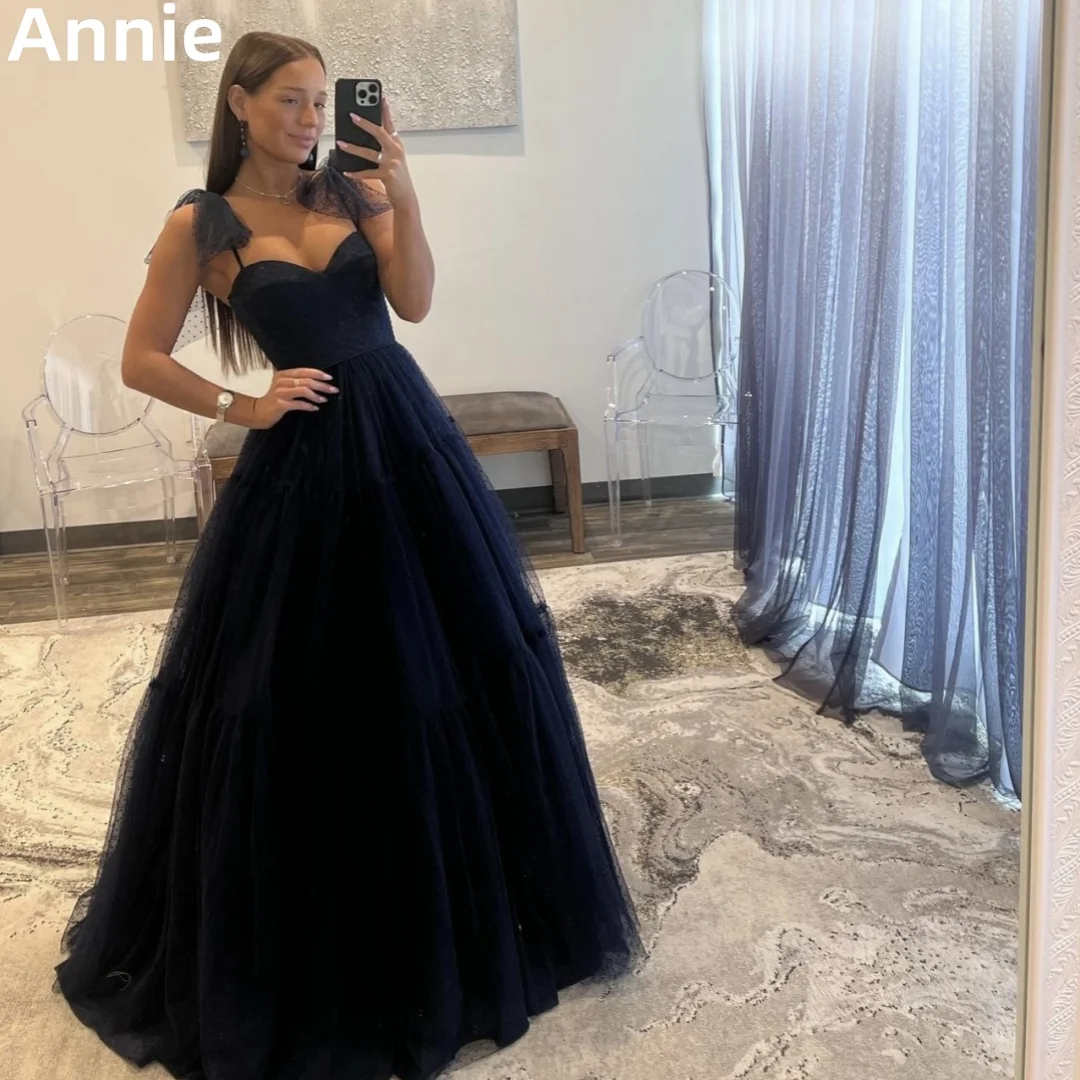 

Темно-синие платья Annie для выпускного вечера, женские вечерние платья для ужина и свадьбы, вечерние платья 2024