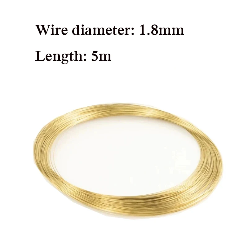 Versatile Solid Brass Wire - Multiple Thickness Options