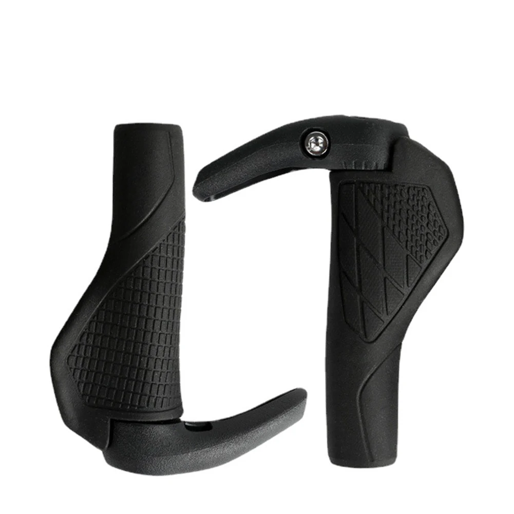 

Bicycle Grips Lightweight Handlebar TPR Black Rubber Casing Sheath Tone Non-Slip MTB Cycling Hand Rest Shock Absorption Parts
