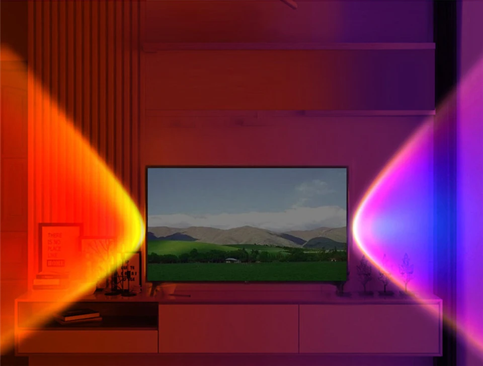 a television screen with a colorful background | Brookline Shop