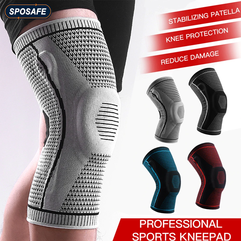 

Sports Knee Brace Knee Compression Patella Protector with Silicone Gel for Men Women Arthritis,Jogging,Running,Joint Pain Relief