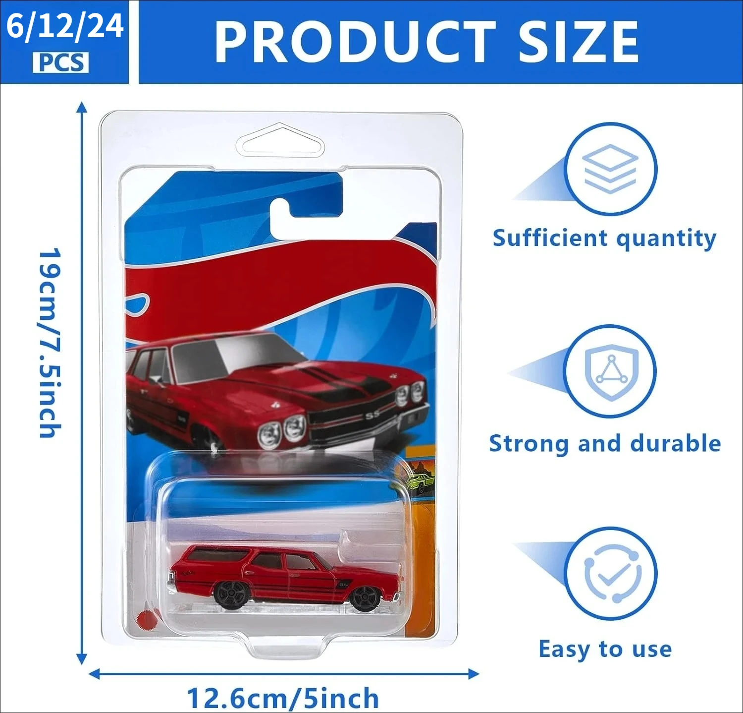 Crystal Clear Clamshell Display Case Set – Dust-Proof & Scratch-Resistant Protection for Miniature Collectibles