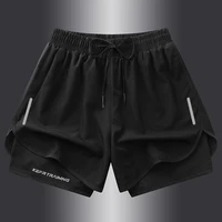 【 S-5XL 】 NASA GISS Sports Three Piece Pants Summer Popular Anti glare Double layered Sports Shorts for Men and Women Couples Ru 1
