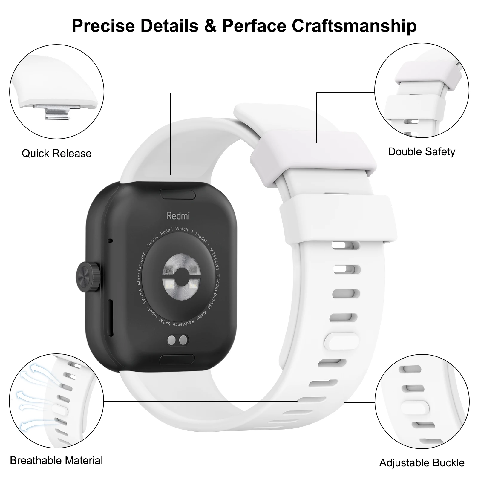 Silicone Sport Band Replacement Strap - Original Accessory Bracelet