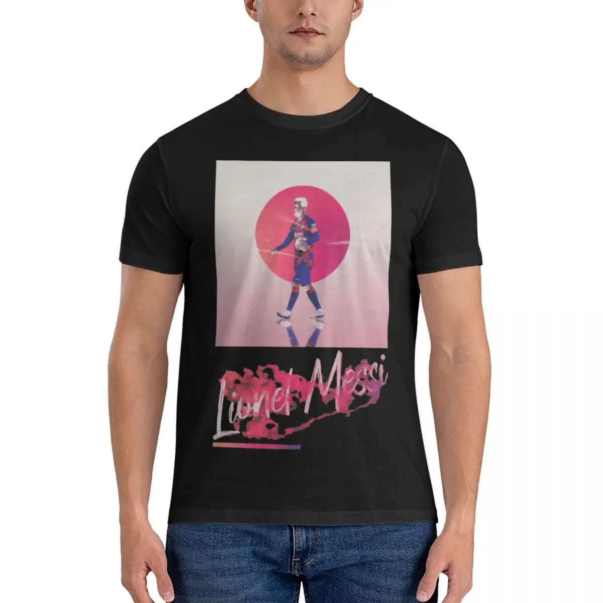 Celebrazione Di Vendita Calda Salopette E Andrexlims E Messi E Argentina No.10 Capra Caricatura 22 T-Shirt Geeky