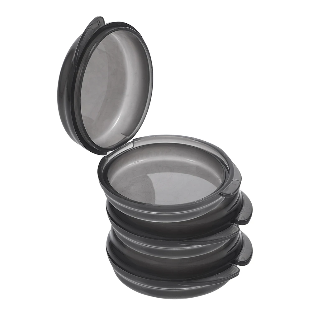 Compact 3-Piece Travel Pill Organizer Set - Round Portable Medicine Dispenser and Storage Case