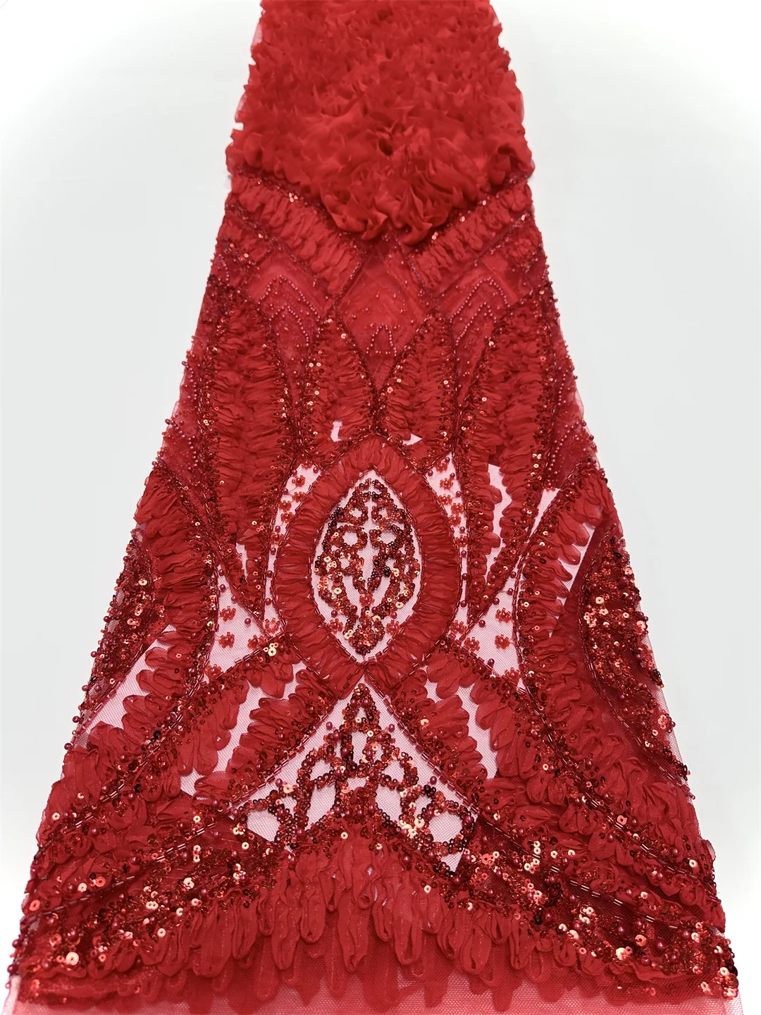 Nine colors Fashion Embroidery 2026 Velvet Sequins Luxury Beaded Number of  5yards Wedding Evening Dress Lace Fabric Decorations - AliExpress 200000297