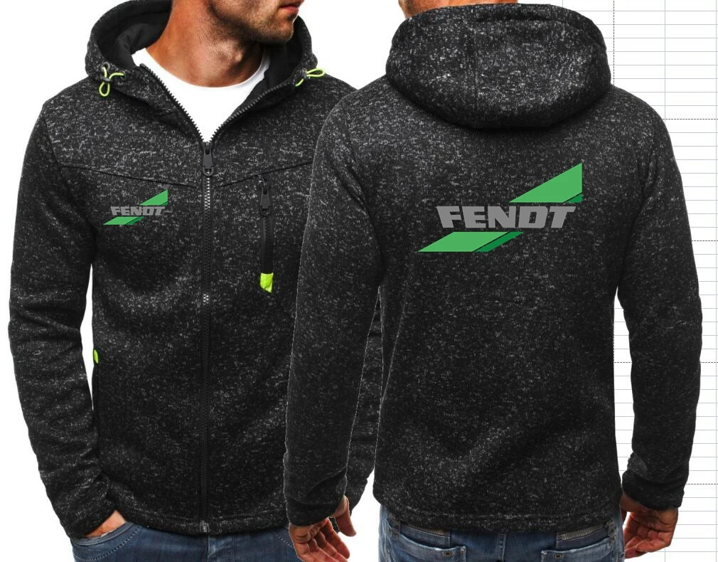 Fentd Sweatshirt Hoodie pria, Hoodie traktor pertanian, jaket