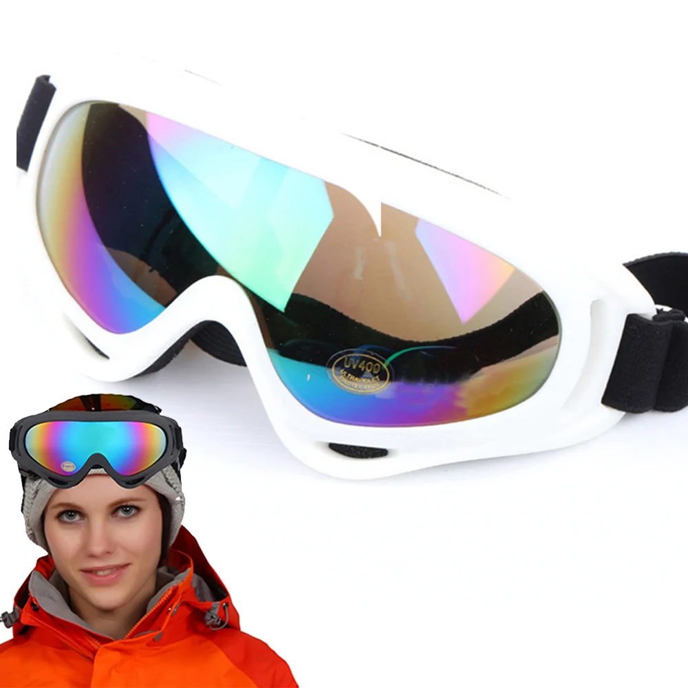 Occhiali Da Sci Da Neve Antiappannamento, Occhiali Da Sci Professionali Antivento X400 Con Protezione Uv