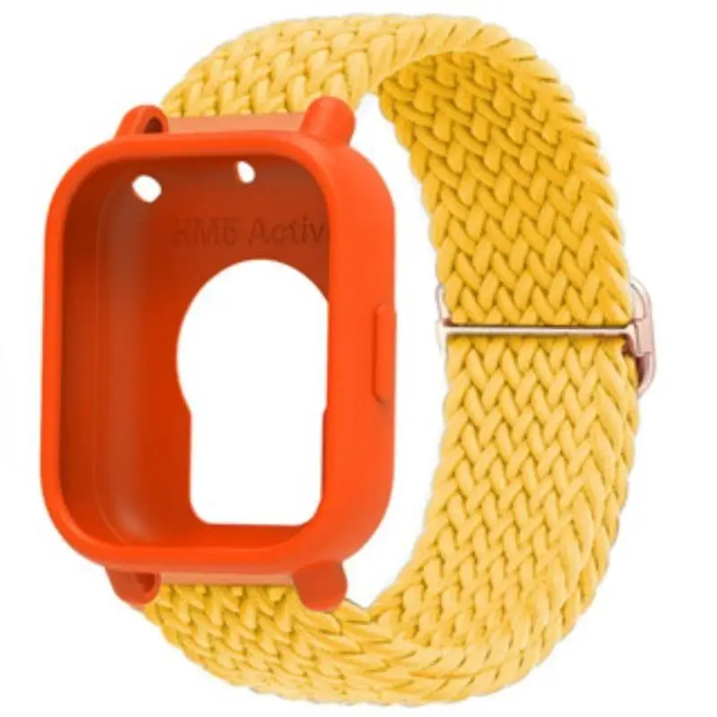 Braided Nylon Strap with Breathable Silicone Protector Case