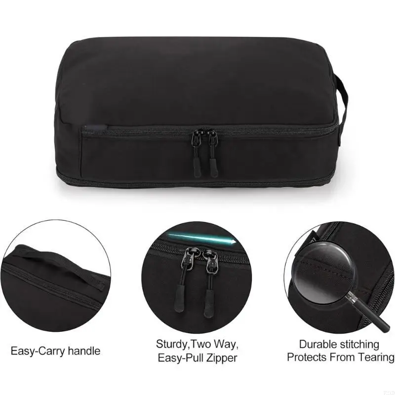 10pcs Expandable Packing Cubes Accessory for Travel Luggage Organization 72XD 4