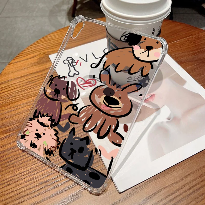 Capa Engraçada do Cão Graffiti para Samsung Galaxy Tab s9 fe Plus Funda à Prova de Choque para Tab s7 fe s8 s6 Lite a7 a8 a9 Plus - Imagem 3