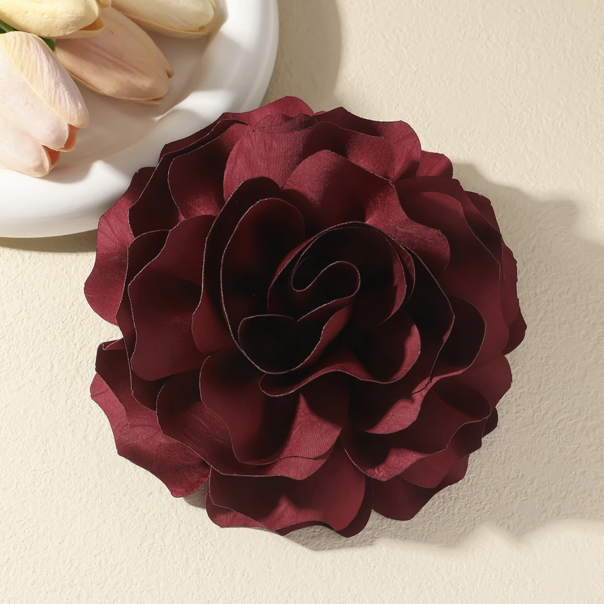 16CM Korean Fashion Fabic Flower Large Brooches Personality Multicolor Floral Pin Brooch for Women Ladies Luxury Party Jewelry