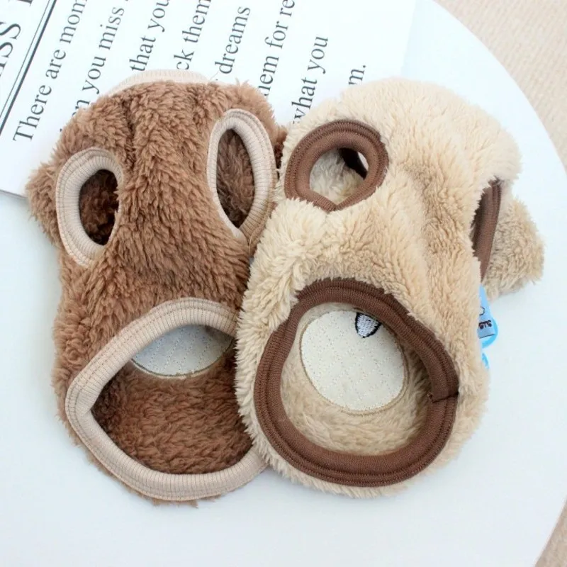 Fleece Fur Pet Dog Sweaters Vest Clothes Cat Bear Puppy Teddy Autumn Winter Warm Costume dog clothes pet sweater