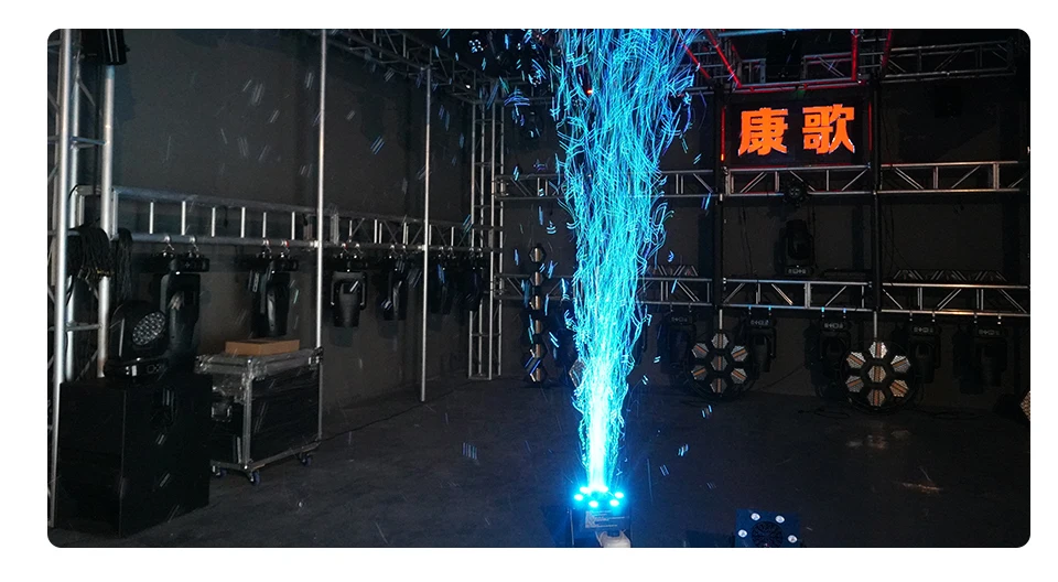 LED RGBW Bubble Machine DJ Outdoor 4In1 Bubble Machine DMX512 Stage Lighting Equ