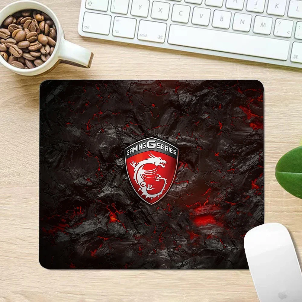 

Msi Logo Small Mouse Pad PC Computer Mouse Mat Laptop Mice Mousepad Writing Desk Mats Office Accessories 21x26 25x30 CM