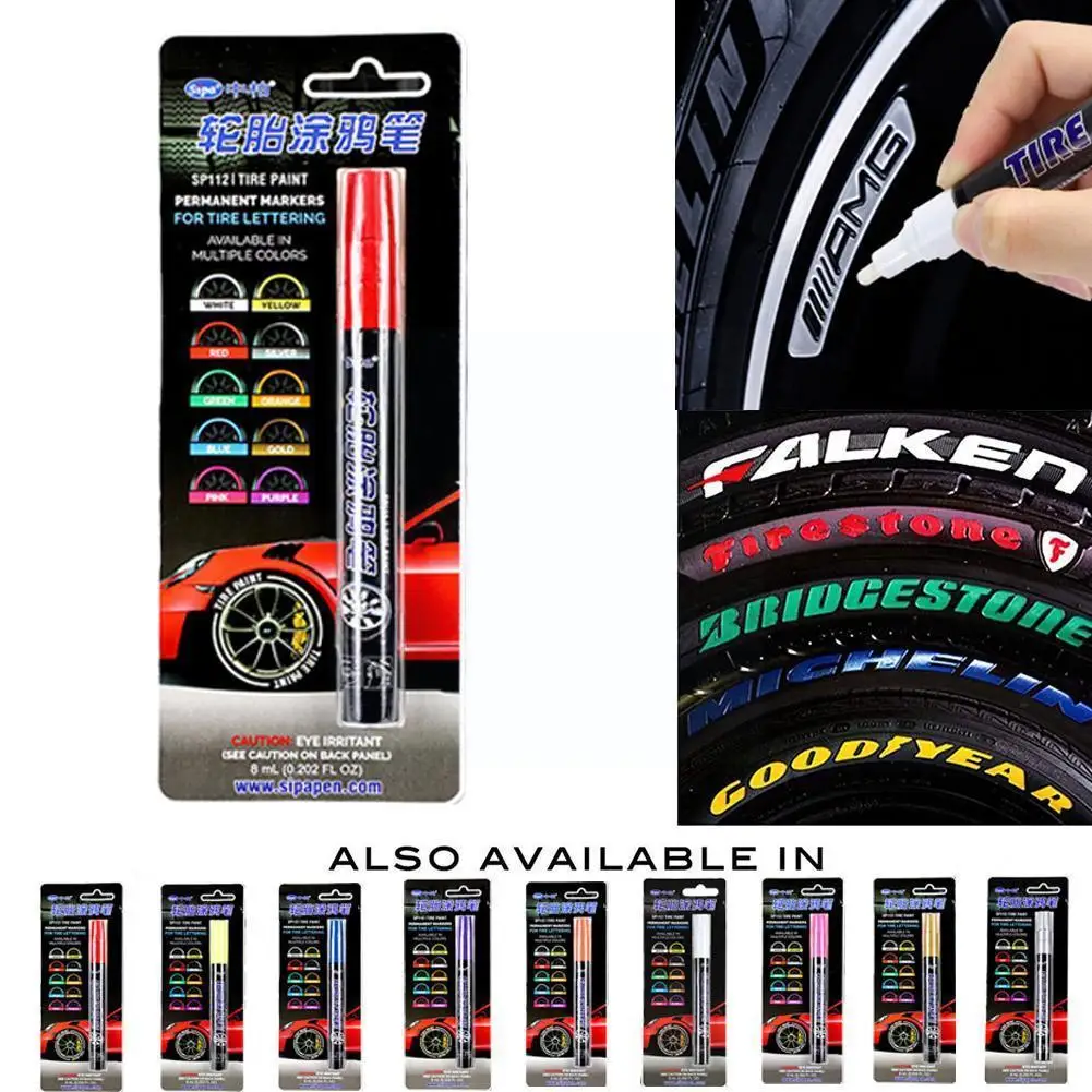 Tire Permanent Marker Tire Lettering Paint Pen TOYO Blue