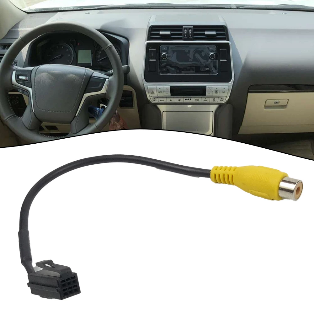 Rear View Camera Video Adapter Cable for Car Navigation System For D106 D116 Quick Installation and Compatibility