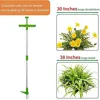 Grass Puller, Standing Vegetable Digger, Manual Weed Removal, Long Handle, Detachable, With Foot Pedal, Garden Tool 5