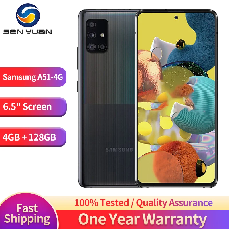 Original-Samsung-Galaxy-A51-A515F-DS-4G-Mobile-Phone-Dual-SIM-NFC-6-5 ...